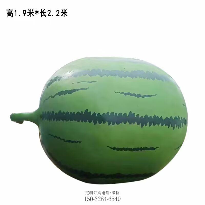 果篮雕塑制造，广场雕塑，制造西瓜果篮雕塑